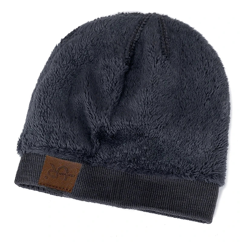 Unisex Knitted Beanie – Warm Lined for Fall & Winter
