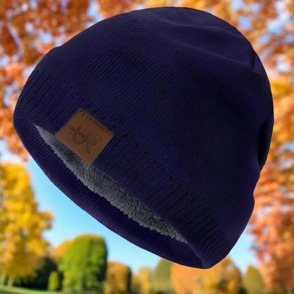 Unisex Knitted Beanie – Warm Lined for Fall & Winter