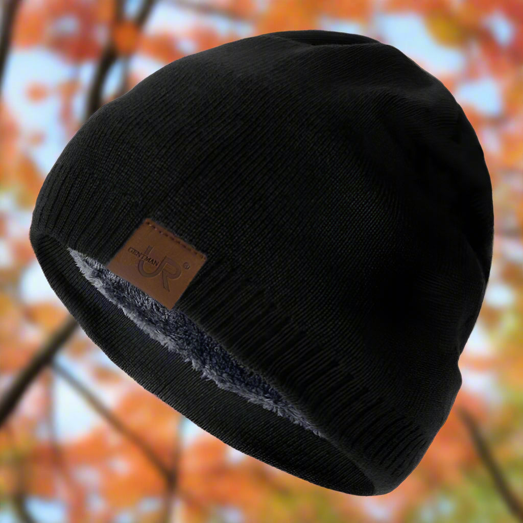 Unisex Knitted Beanie – Warm Lined for Fall & Winter