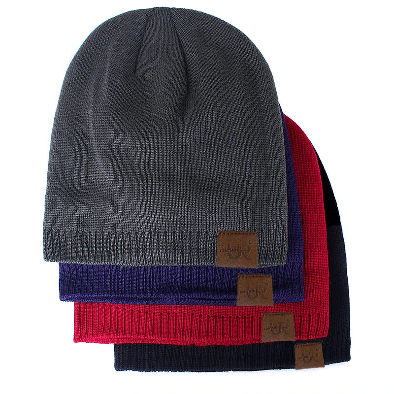 Unisex Knitted Beanie – Warm Lined for Fall & Winter