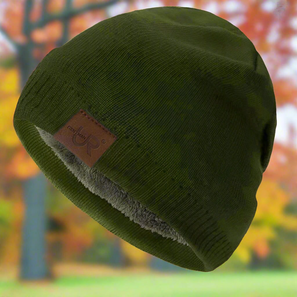 Unisex Knitted Beanie – Warm Lined for Fall & Winter