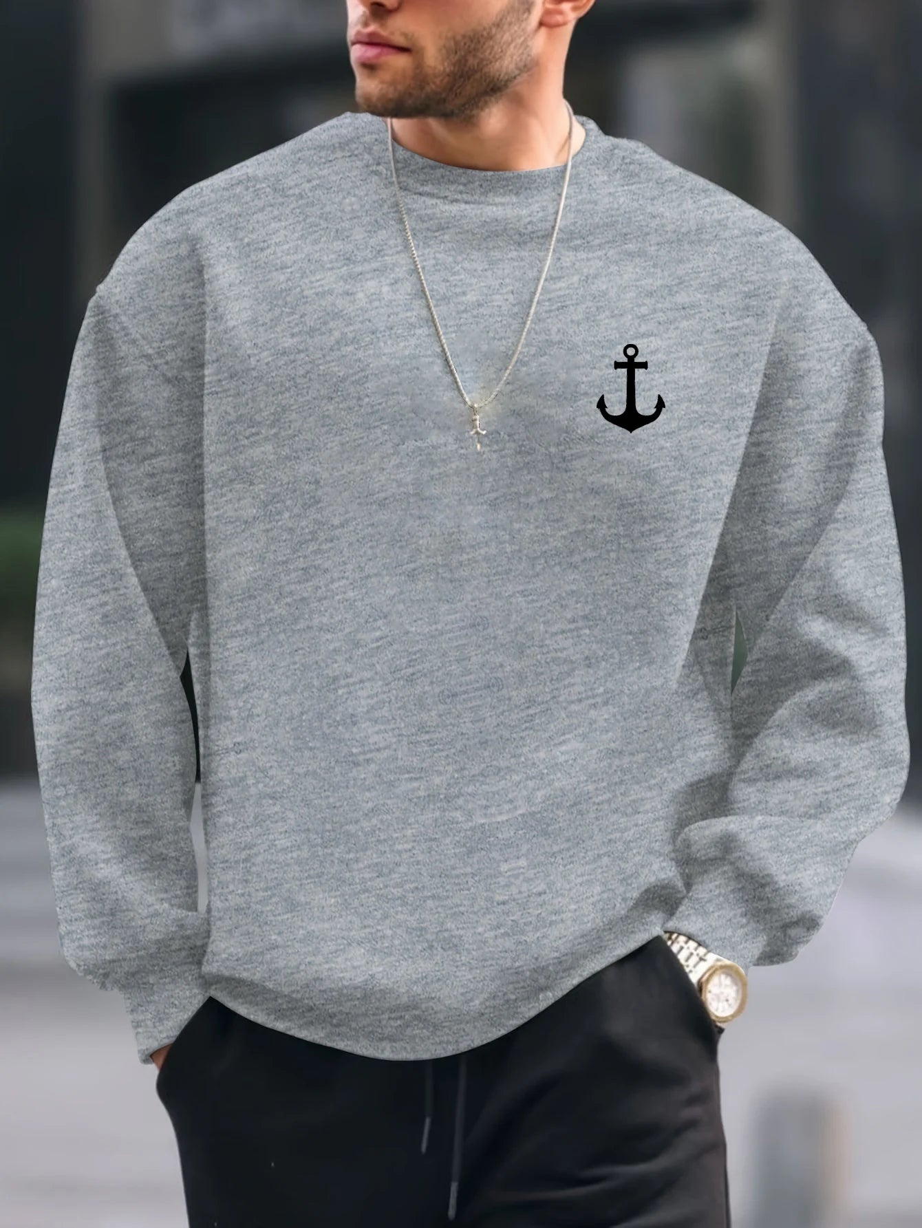 Unisex Essential Sweatshirt – Cozy Pullover for Fall & Winter